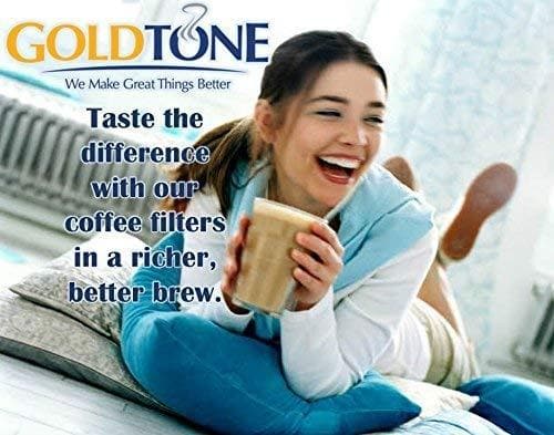GOLDTONE Reusable 8-12 Cup Basket Coffee Filter fits Black and Decker  Makers and Brewers, Replaces your Paper Coffee Filters, BPA-Free